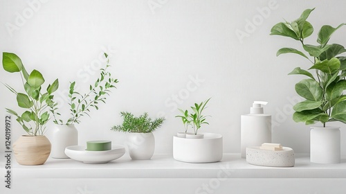 Wallpaper Mural Eco-Friendly Products: Invent products with minimalistic designs using whites, greys, and accents of green Torontodigital.ca