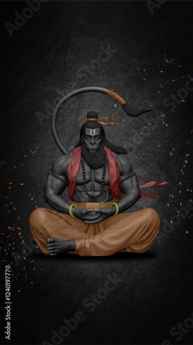 Jai Shri Ram, Hanuman Wallpaper, Hanuman, Wallpaper, Asia photo