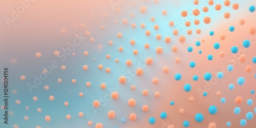 Abstract Dotted Gradient Background Design photo