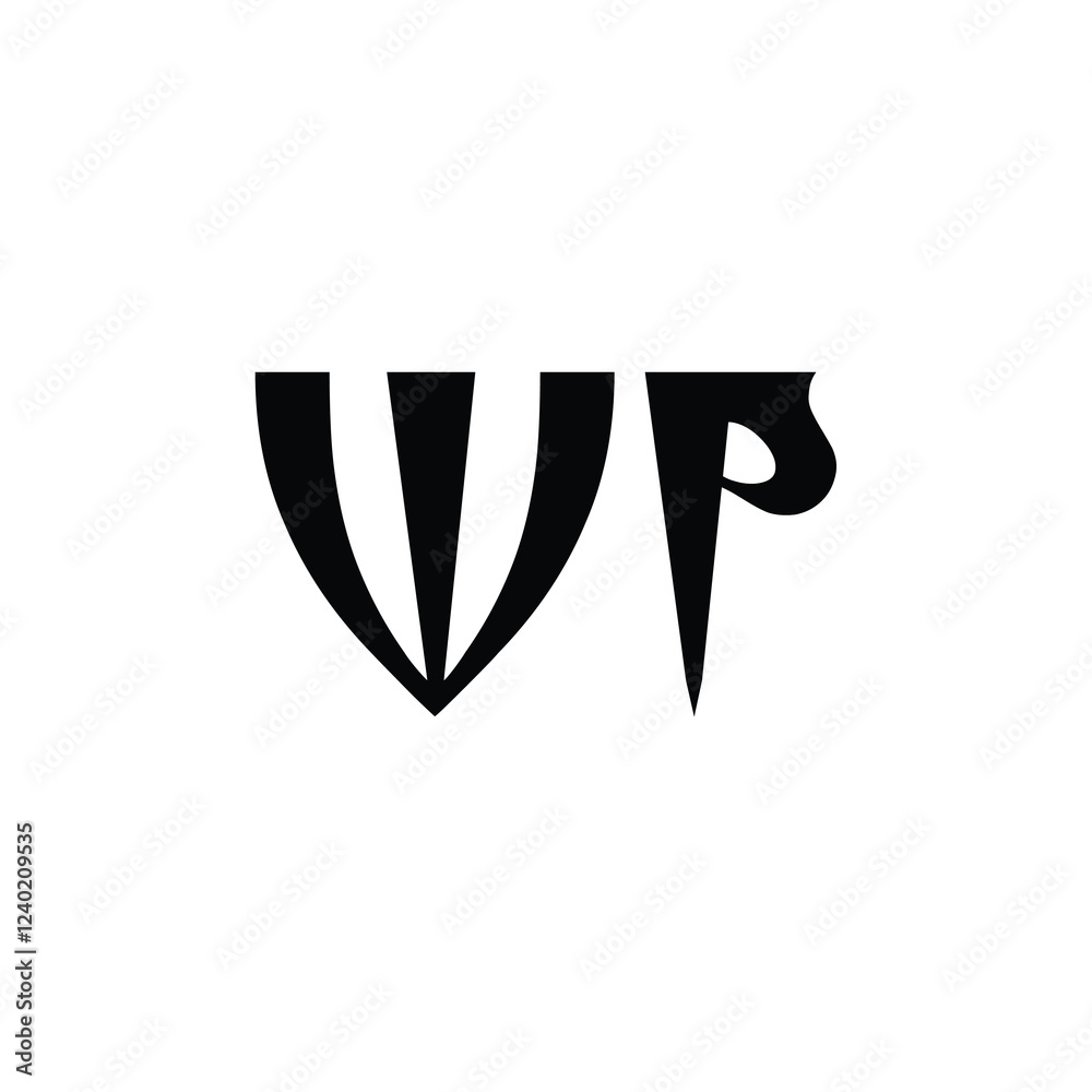 WP monogram logo design letter text name symbol monochrome logotype alphabet character simple logo WP monogram logo design letter text name symbol monochrome logotype alphabet character simple logo