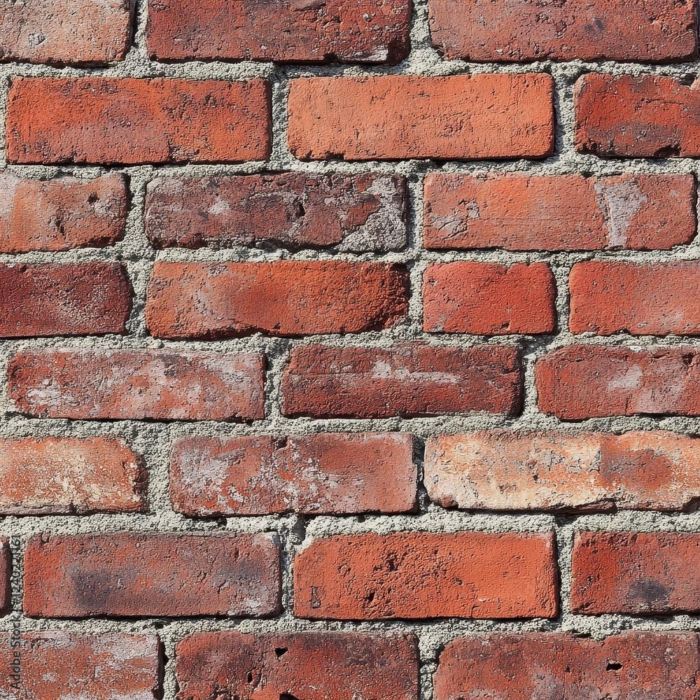 Red Brick Wall Background with Seamless Texture for Branding Mockups and Interior Design Projects Red Brick Wall Background with Seamless Texture for Branding Mockups and Interior Design Projects