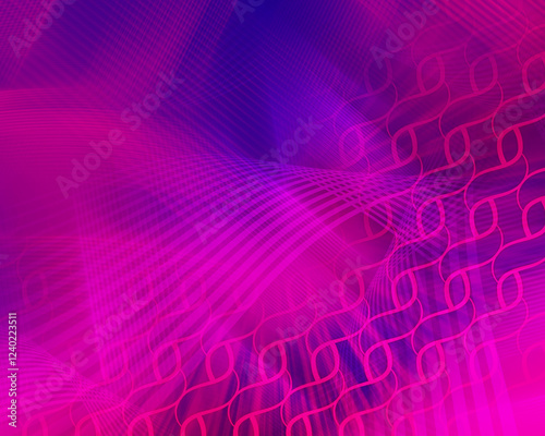 abstract blur pink and blue stack line and curve speed and  blue and pink background, technology, abstract, banner, template, decor, name card, copy spac