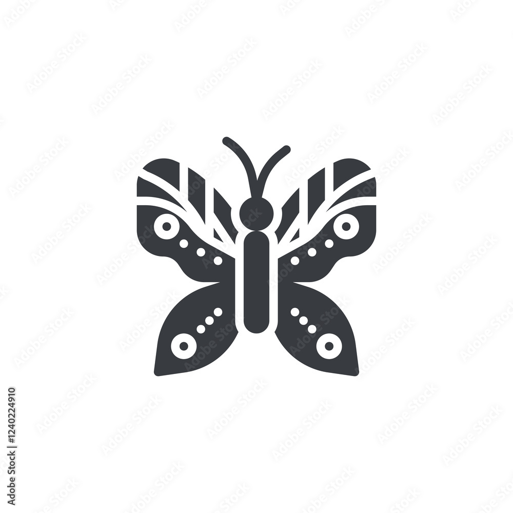 Butterfly vector icon Butterfly vector icon