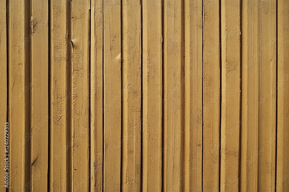 Naklejka premium Vertical yellow metal corrugated texture.