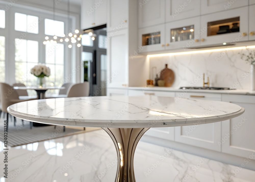 Sleek Elegance: A Modern Kitchen with Polished Sleek Elegance: A Modern Kitchen with Polished