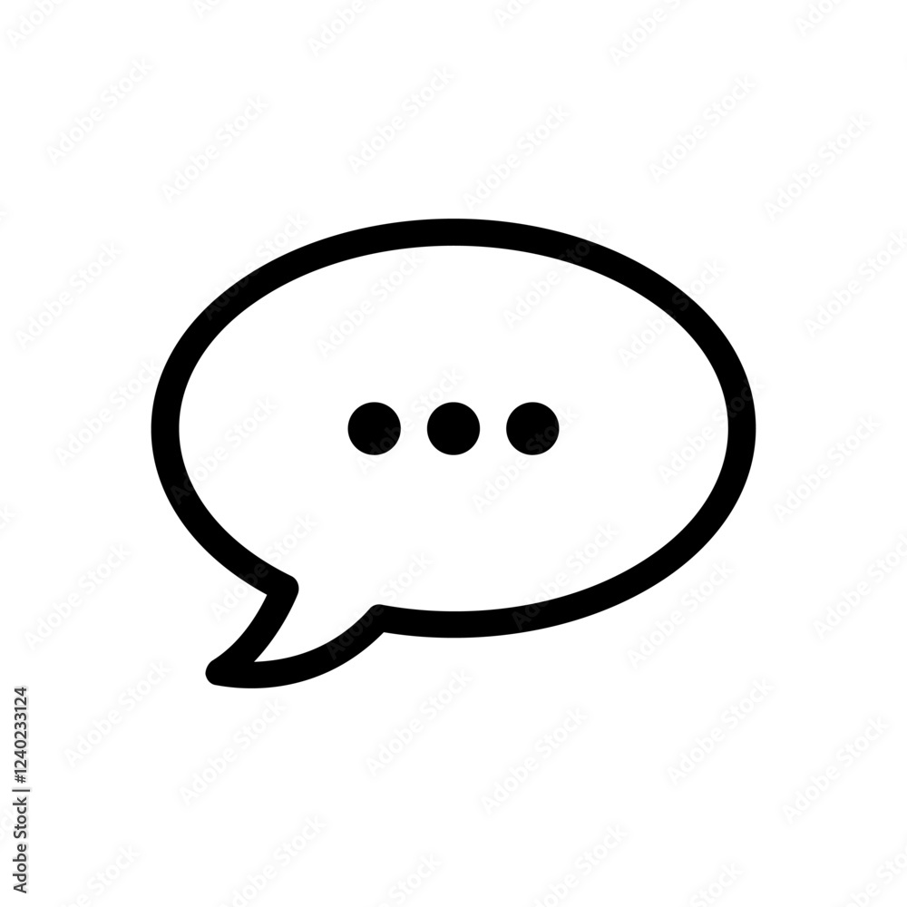 Chat bubble icon design Chat bubble icon design