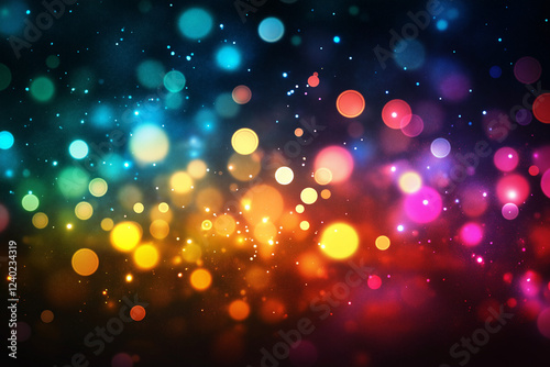 Colorful Lights Abstract Background Pattern