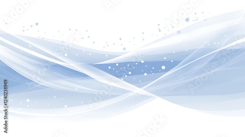 Blue wave abstract background