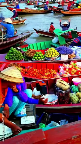 Floating Market in Vietnam: A Colorful Scene of Commerce and Culture