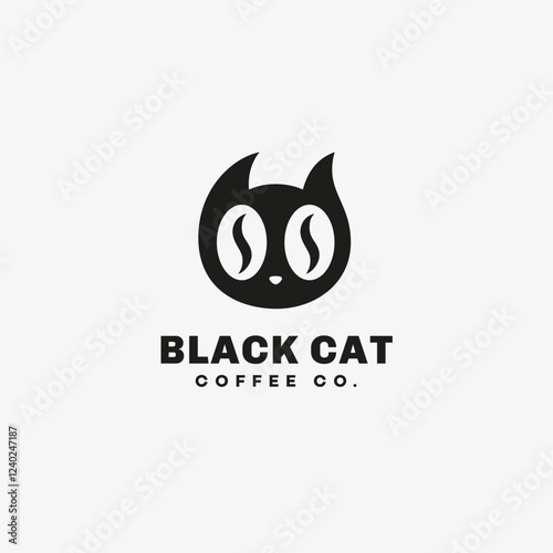 Coffee cat logo