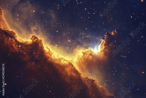 Cosmic clouds glowing in stellar nursery captured in breathtaking detail