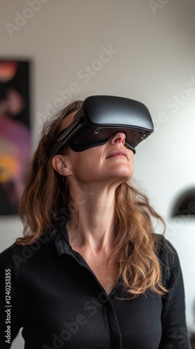 Immersive virtual reality experience in a creative art space