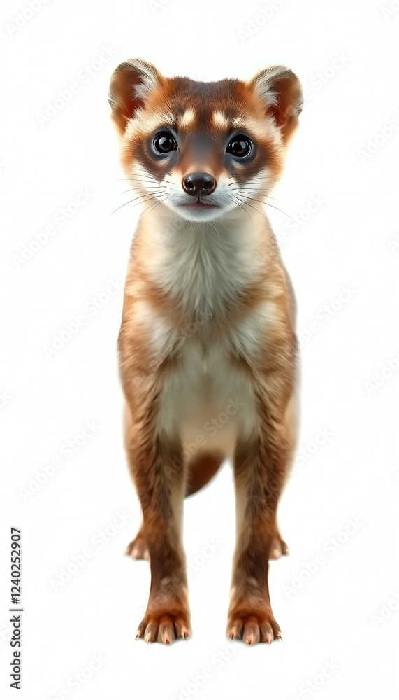 Obraz premium Marten Front View Full Body Background