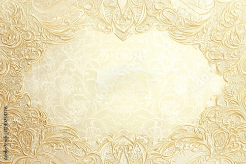 Elegant Golden Ornate Background Design