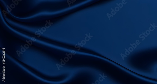 Wallpaper Mural Black dark blue navy indigo sapphire abstract background. Silk satin fabric. Glitter shimmer. Gradient ombre. Line stripe wave shadow. Luxury elegant subtle. Blank design Torontodigital.ca