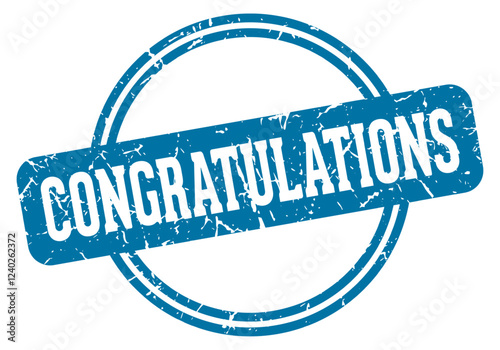 congratulations stamp