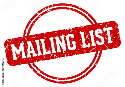 mailing list stamp