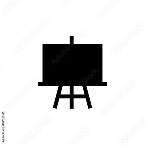 paint easel icon vector design template