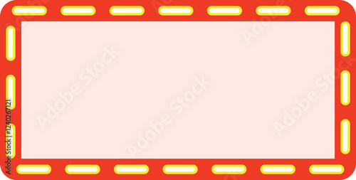 Light Frame Signboard Illustration