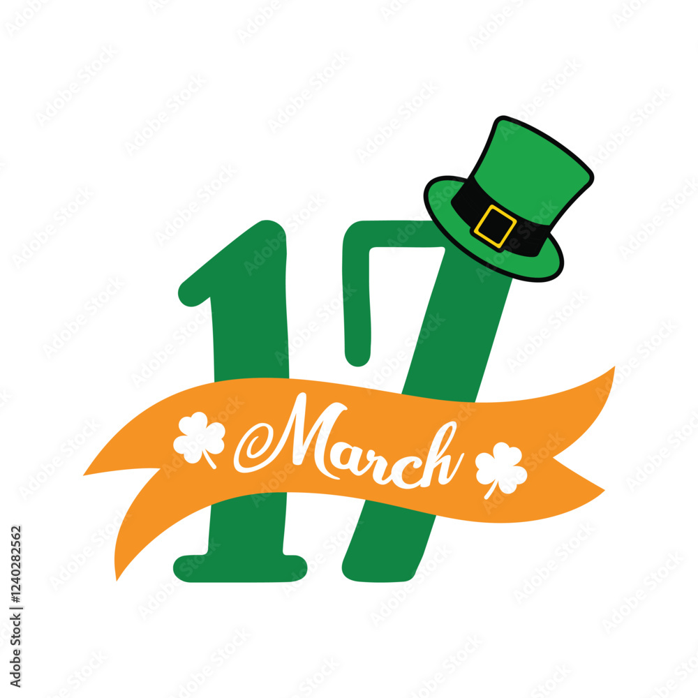 17 March Happy St Patrick typography T-shirt vector, Saint Patrick's Day Illustration Design
17 March Happy St Patrick typography T-shirt vector, Saint Patrick's Day Illustration Design