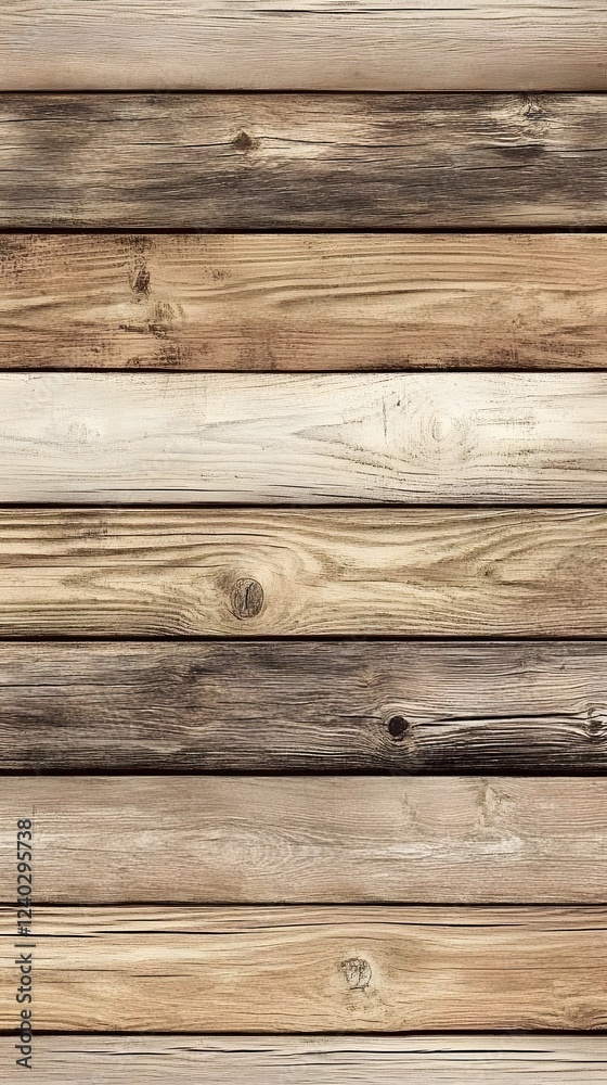 Fototapeta premium Rustic Wooden Planks Background Texture Seamless Pattern
