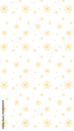 watercolor floral pattern background