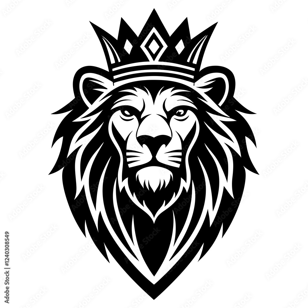 Obraz premium lion head mascot