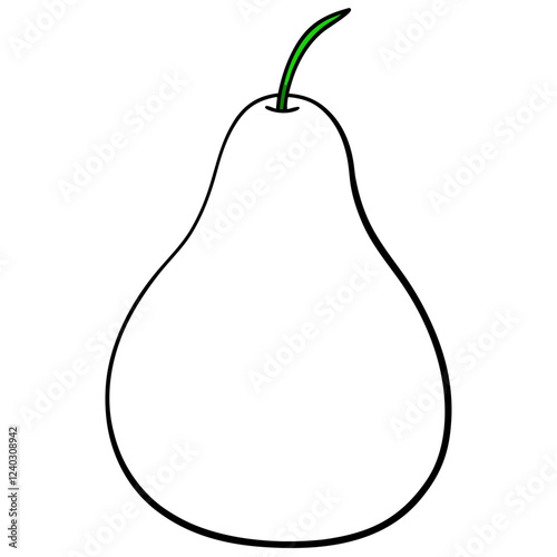 pear vector illustration