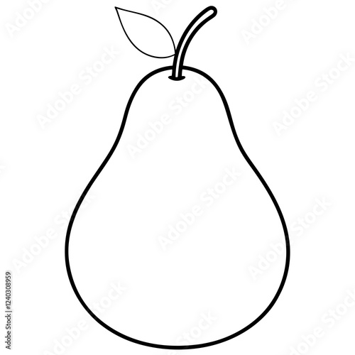 pear vector illustration