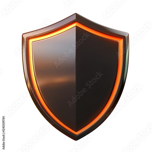 Free Download Glowing shield sunset security digital background - GFXLoad