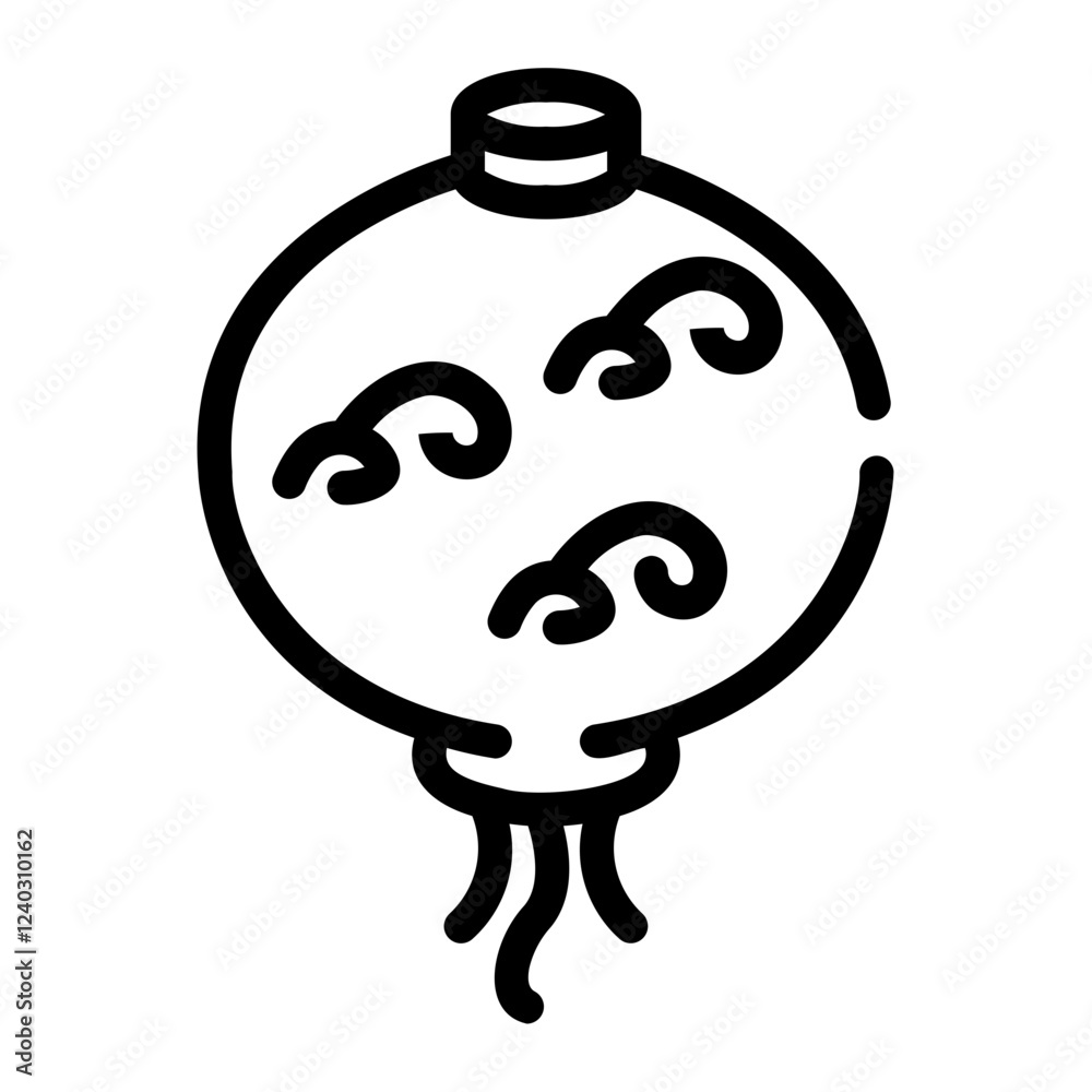 Obraz premium latern Line Icon