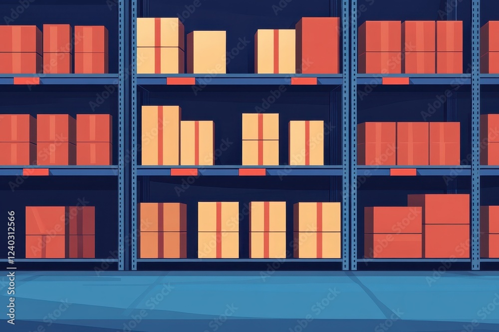 Obraz premium Real-Time Inventory Tracking in the Retail Industry: Enhancing Omni-Channel Efficiency and Customer Experience
