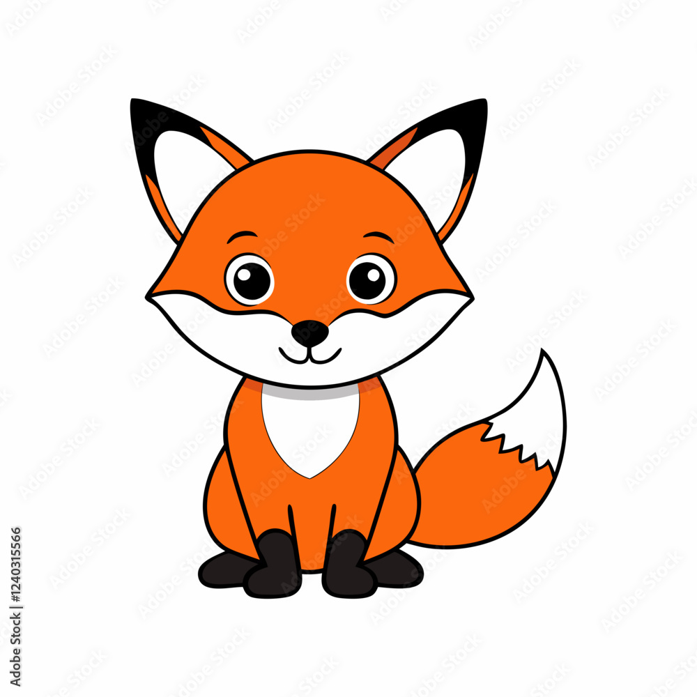 red fox cartoon red fox cartoon