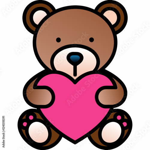 teddy bear with heart