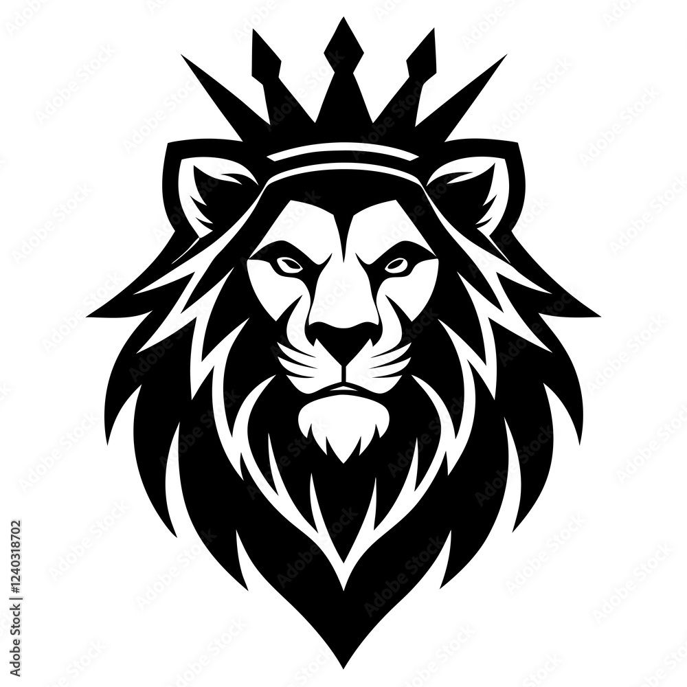 Fototapeta premium lion head mascot