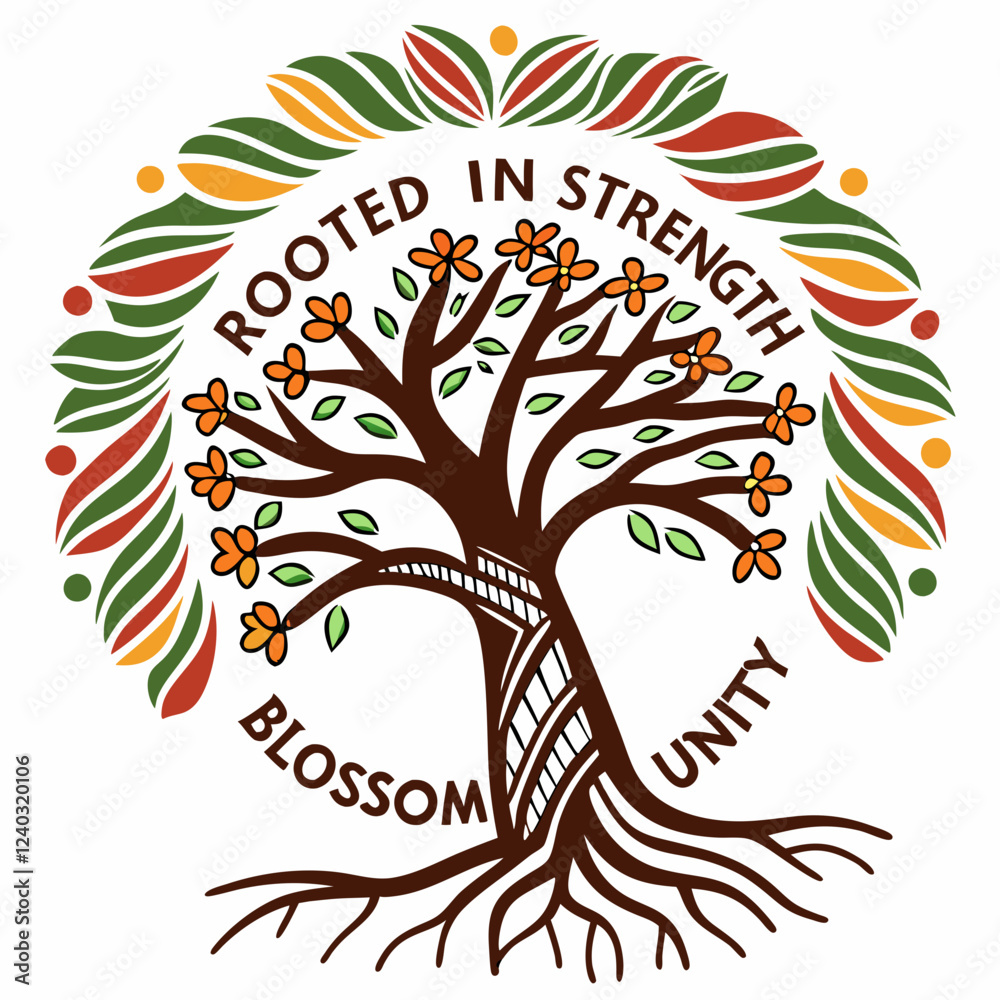 Obraz premium autumn tree with leaves