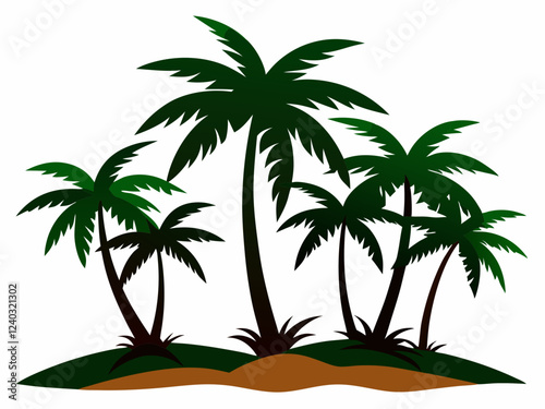 palm tree vector illustration