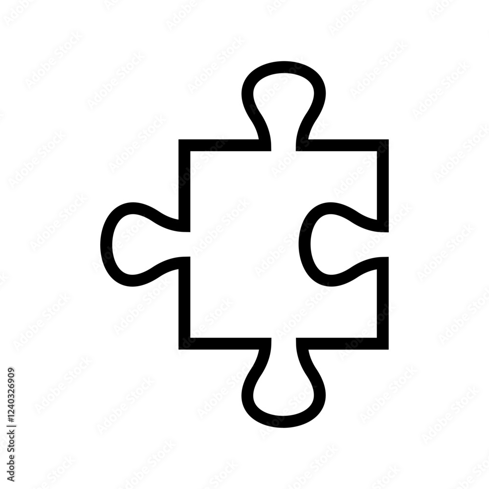Puzzle icon vector, filled flat sign, solid pictogram isolated on white. Puzzle icon vector, filled flat sign, solid pictogram isolated on white.