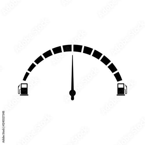 Fuel meter. Fuel indicator. Fuel Meter in Economy, Gas Fuel Tank meter, Fuel Indicator, oil measure, Oil Dashboard
