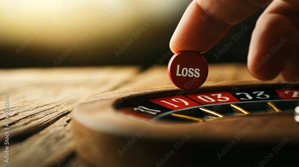 Obraz premium Investor Stress and Panic in Stock Market During Difficult Financial Times