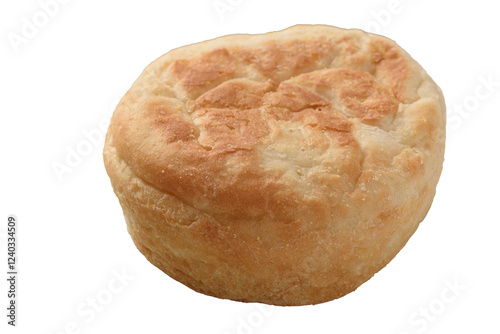 Fresh homemade English muffins for breakfast