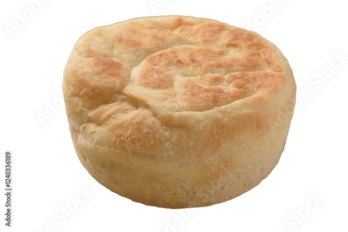 Fresh homemade English muffins for breakfast