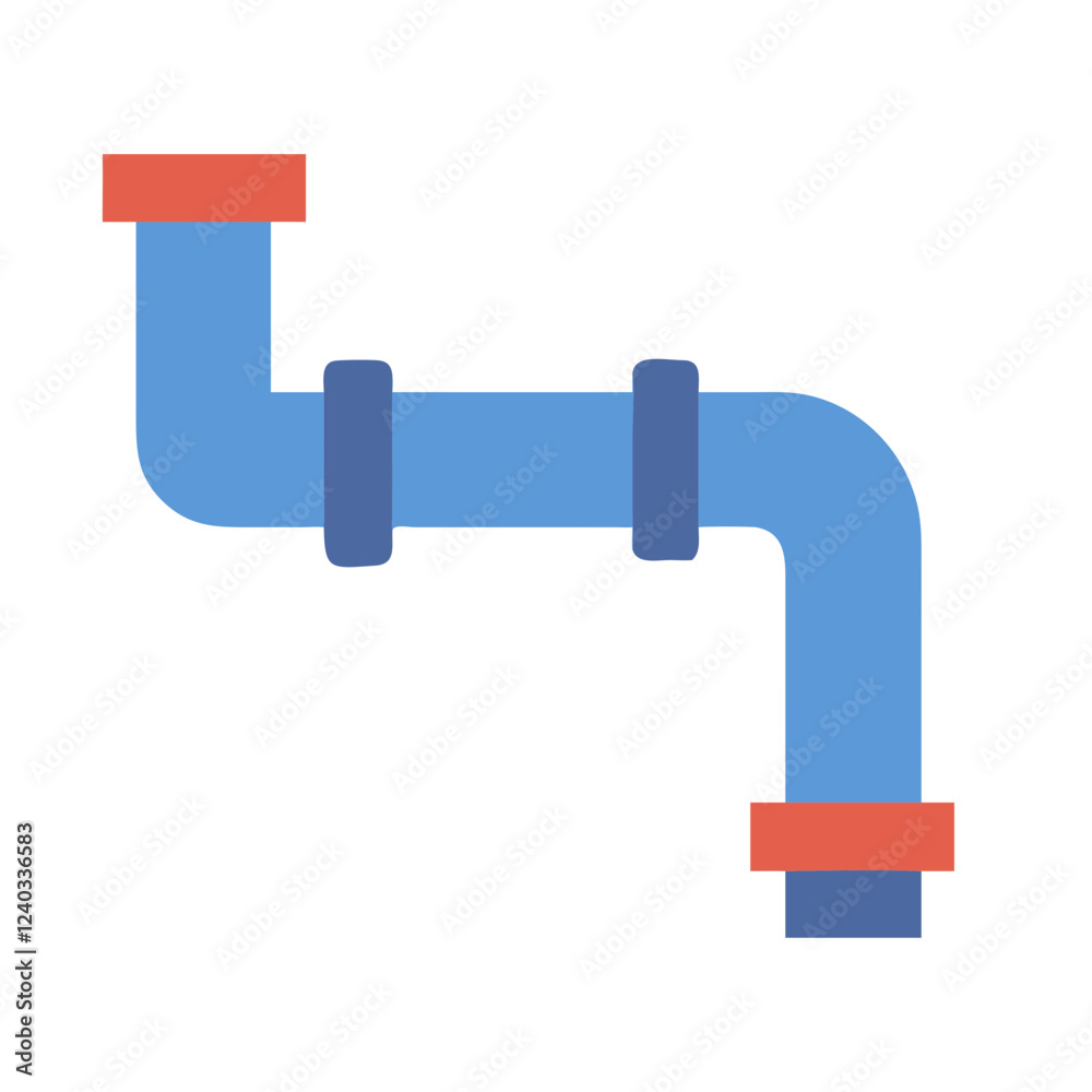 vector illustration of blue pipes vector illustration of blue pipes