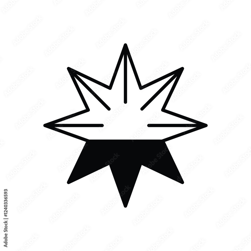 Star vector icon Star vector icon