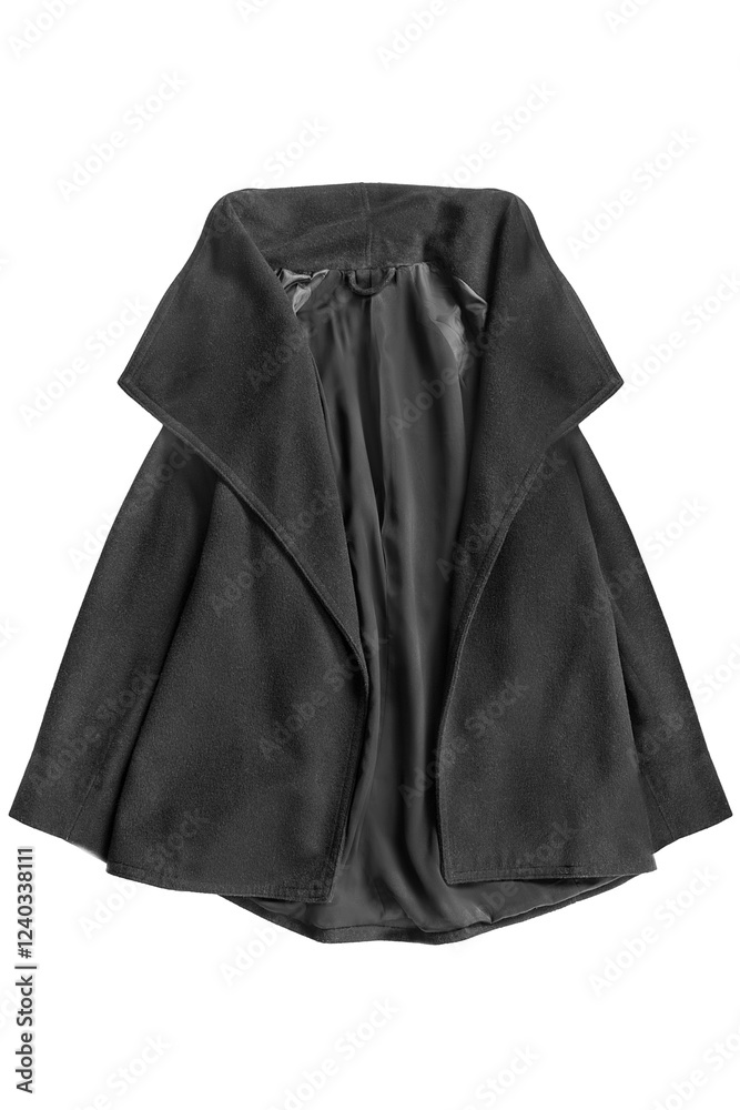 Cape coat isolated