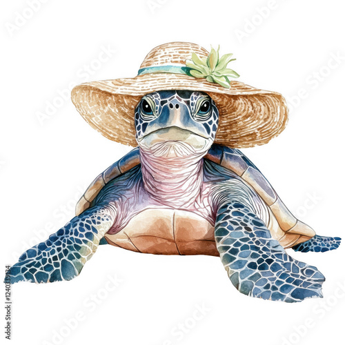 Turtle Clipart Vector Illustration