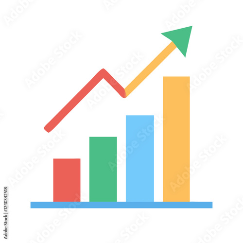 business graph with arrow Free Download business graph with arrow - GFXLoad