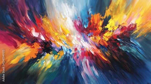 Wallpaper Mural Blurred light abstract. Generative AI Torontodigital.ca