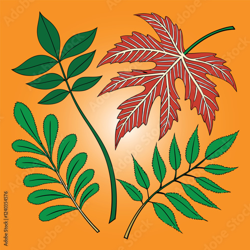 autumn leaves background
