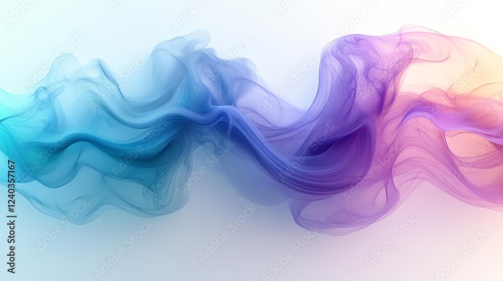Flowing Colorful Motion. Generative AI Flowing Colorful Motion. Generative AI